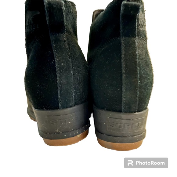 SOREL Evie Pull-On Boot Bootie Black 11 - Picture 6 of 13